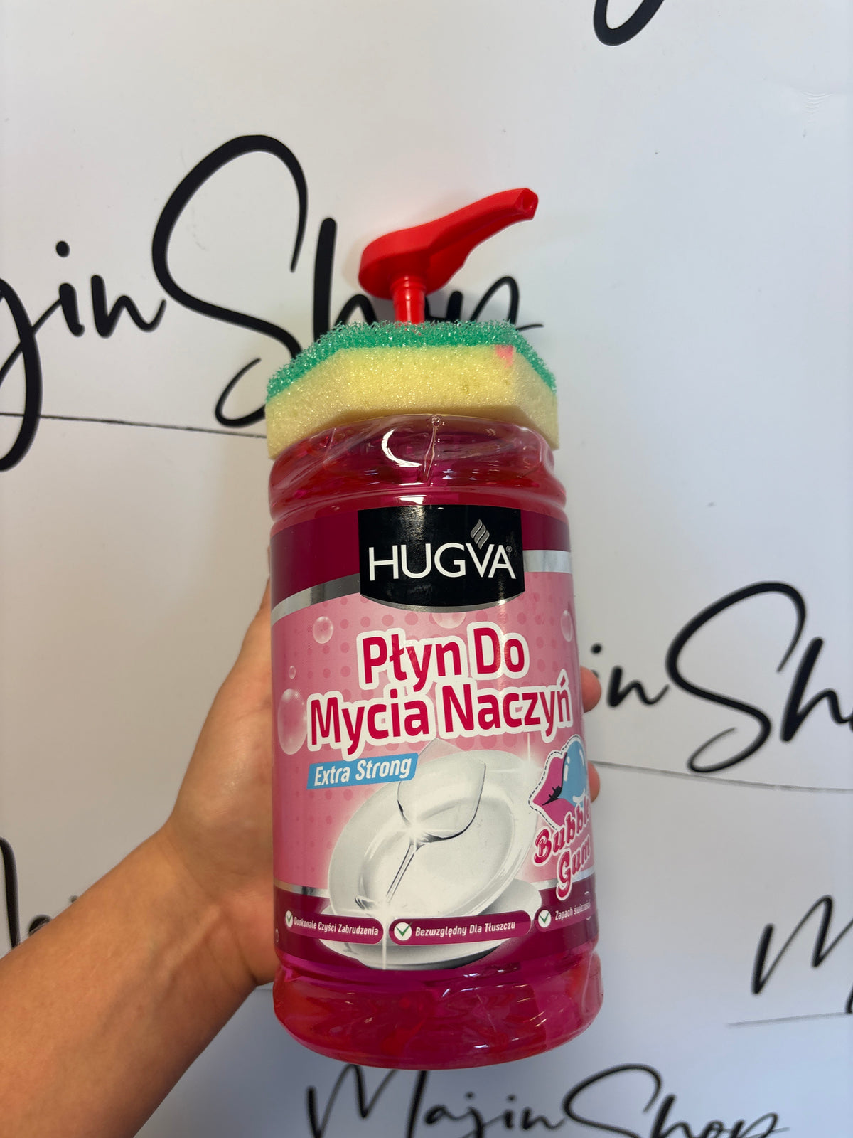 Růžový jar na nádobí Hugva