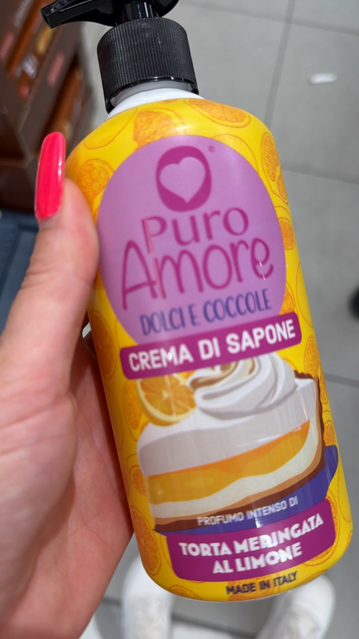 Mydlo cream di sapone citron