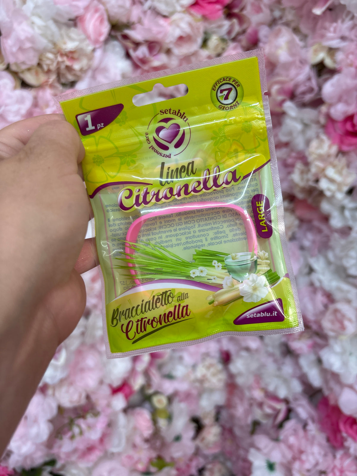 Náramek citronella proti komárům