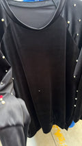 Tunika perličky černá