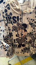 Tunika Velur gepardi Minnie která mrká