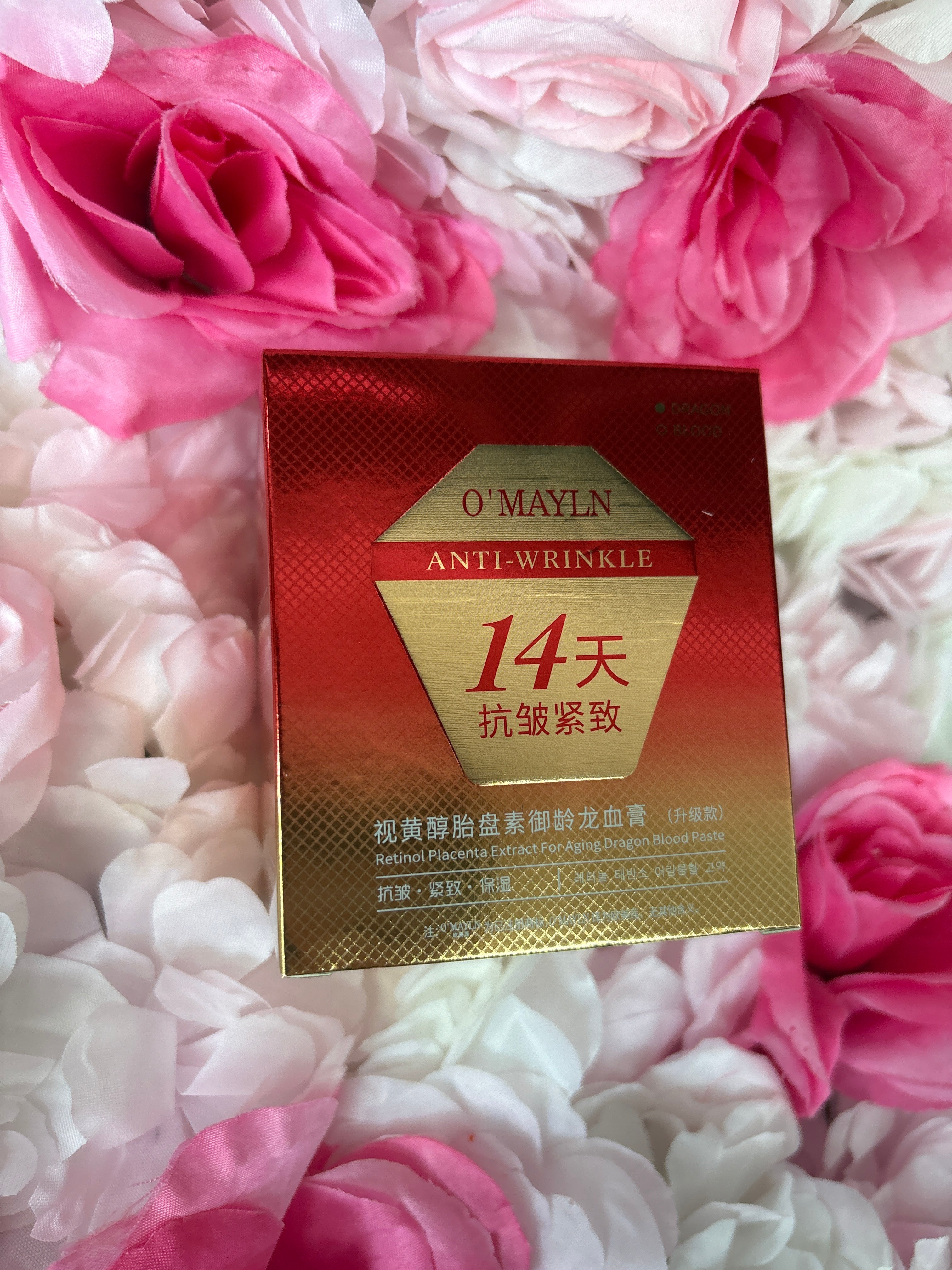 Krém anti wrinkle retinol placenta dragon blood