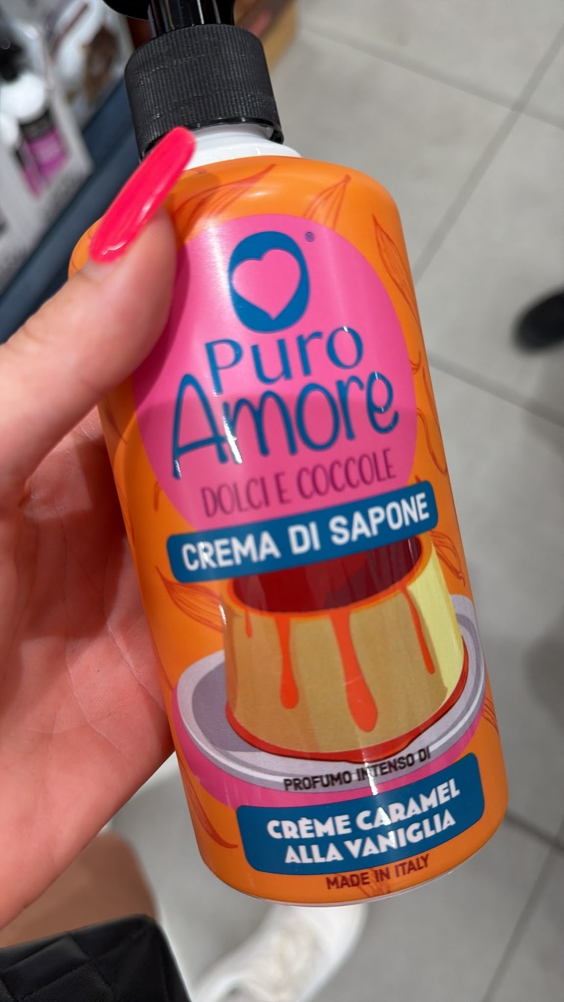 Mýdlo crema di sapone vanilka