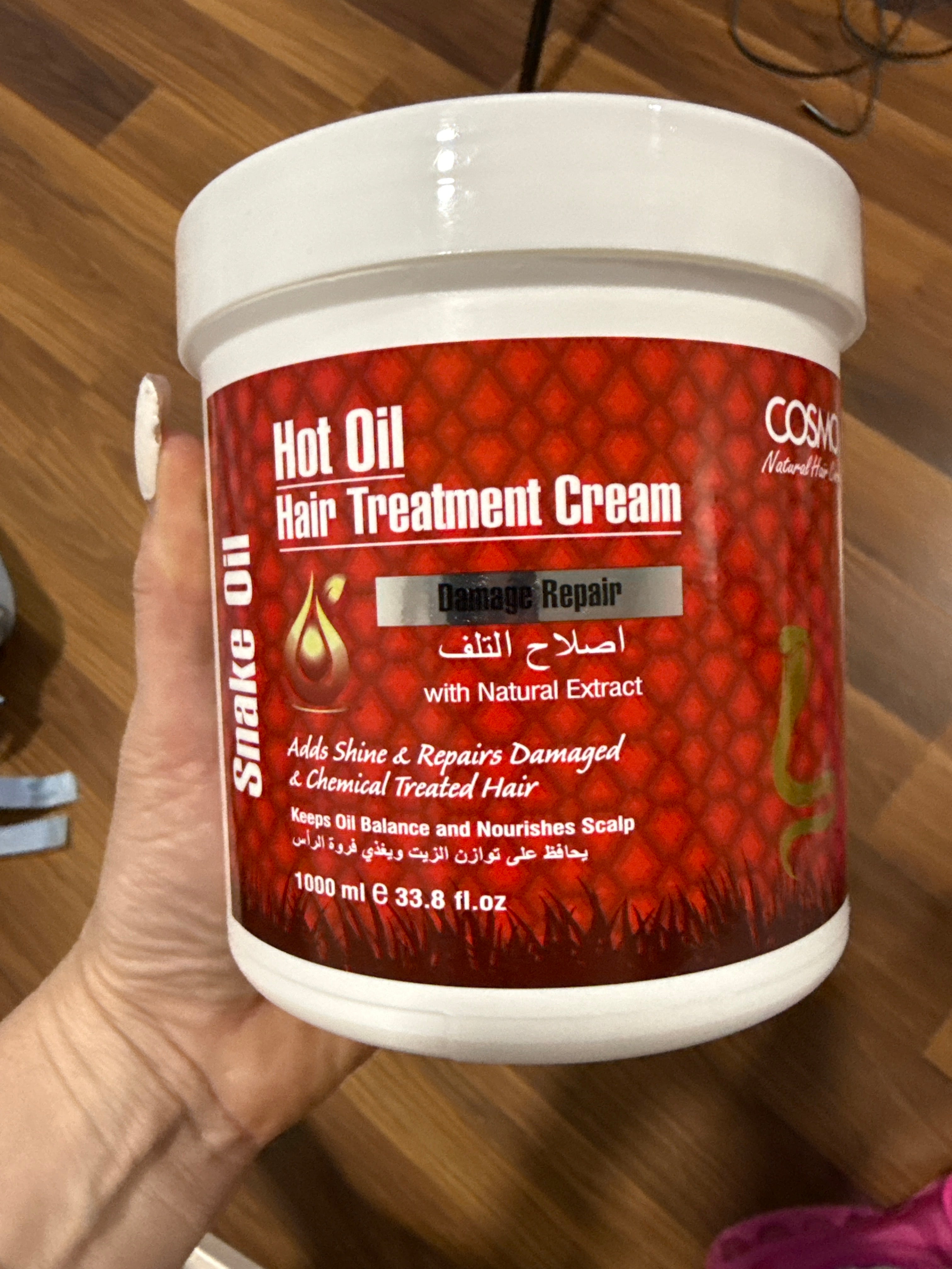 B6 Horký olej do vlasů (maska