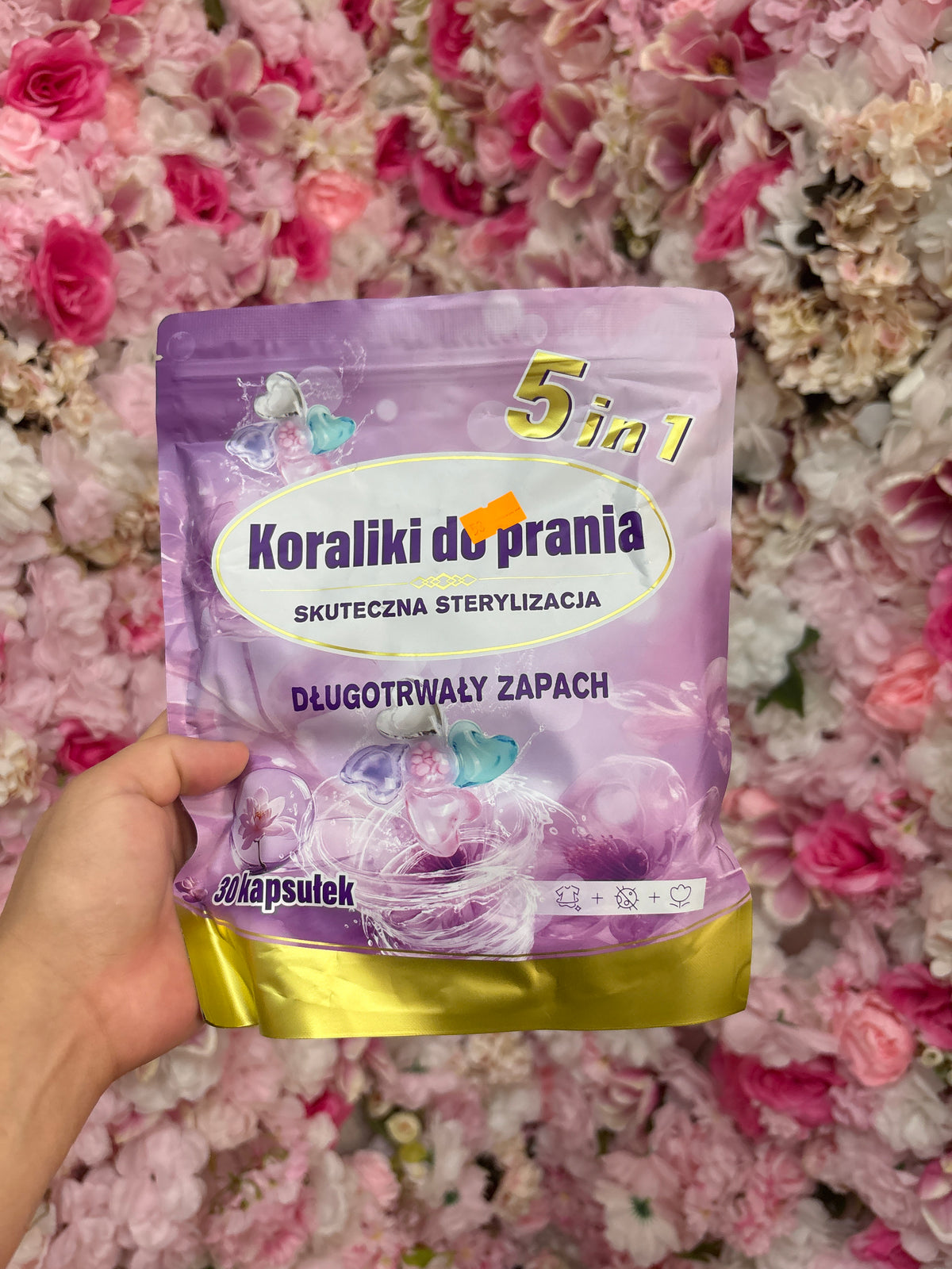 Kapsle do prádla fialové