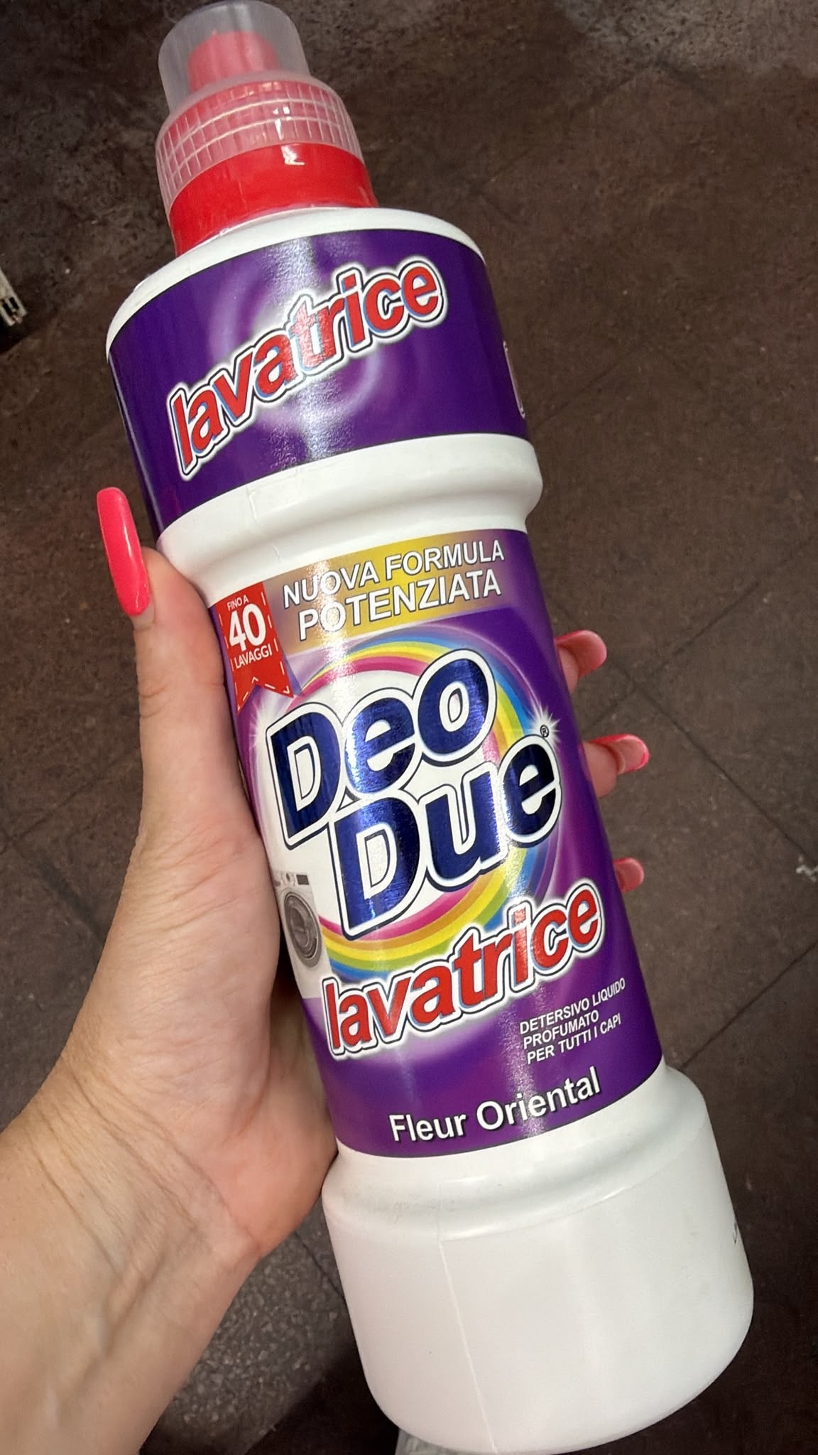 Deo due lavatrice fialový 40 dávek prášek