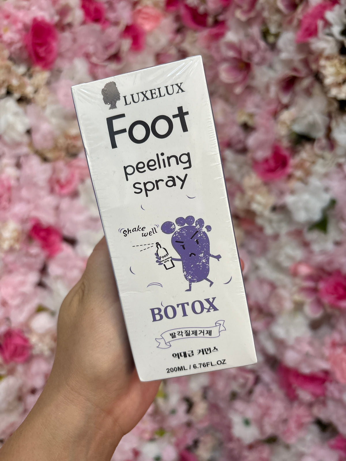 Sprej na nohy botox fialový