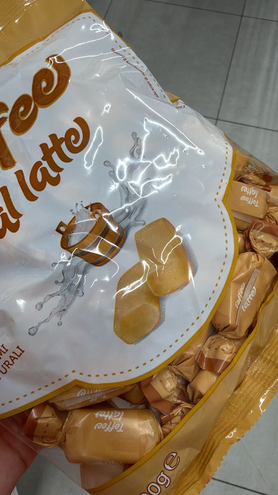 Karamelové bonbony Itálie