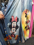Kalhoty mickey motýl