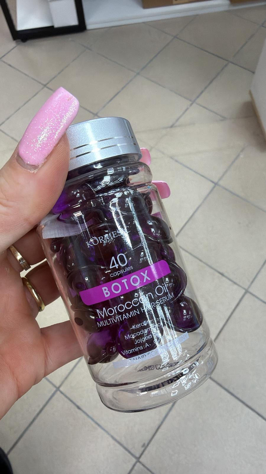 Botox kapsle na vlasy