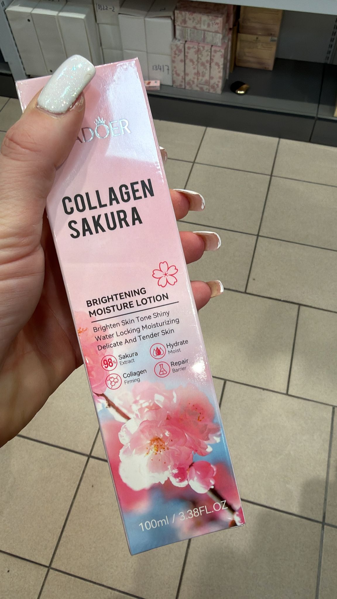 Pleťové mléko Sakura