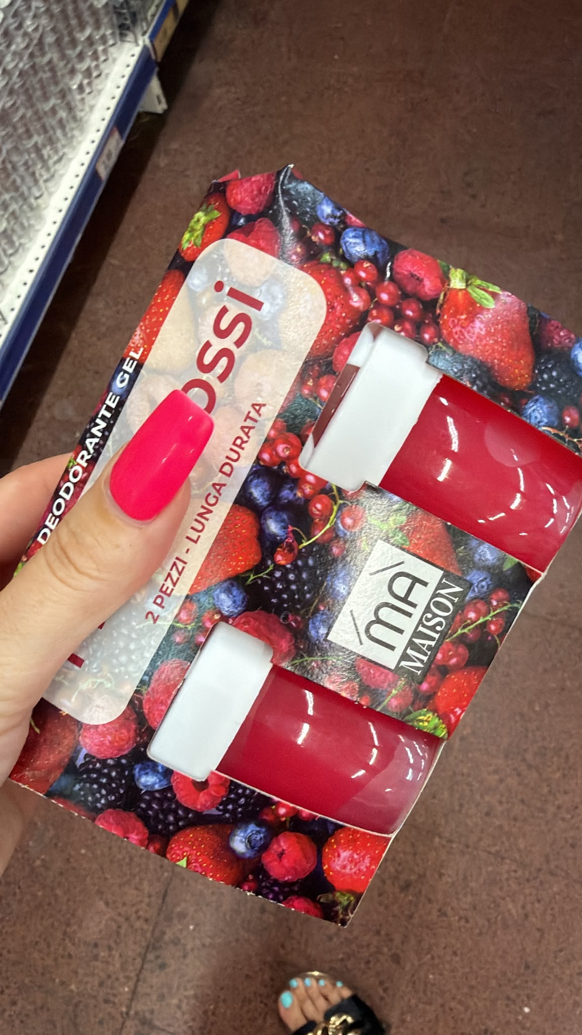 Deodorante gel 2 ks lesní ovoce