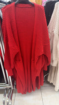 Cardigan červený
