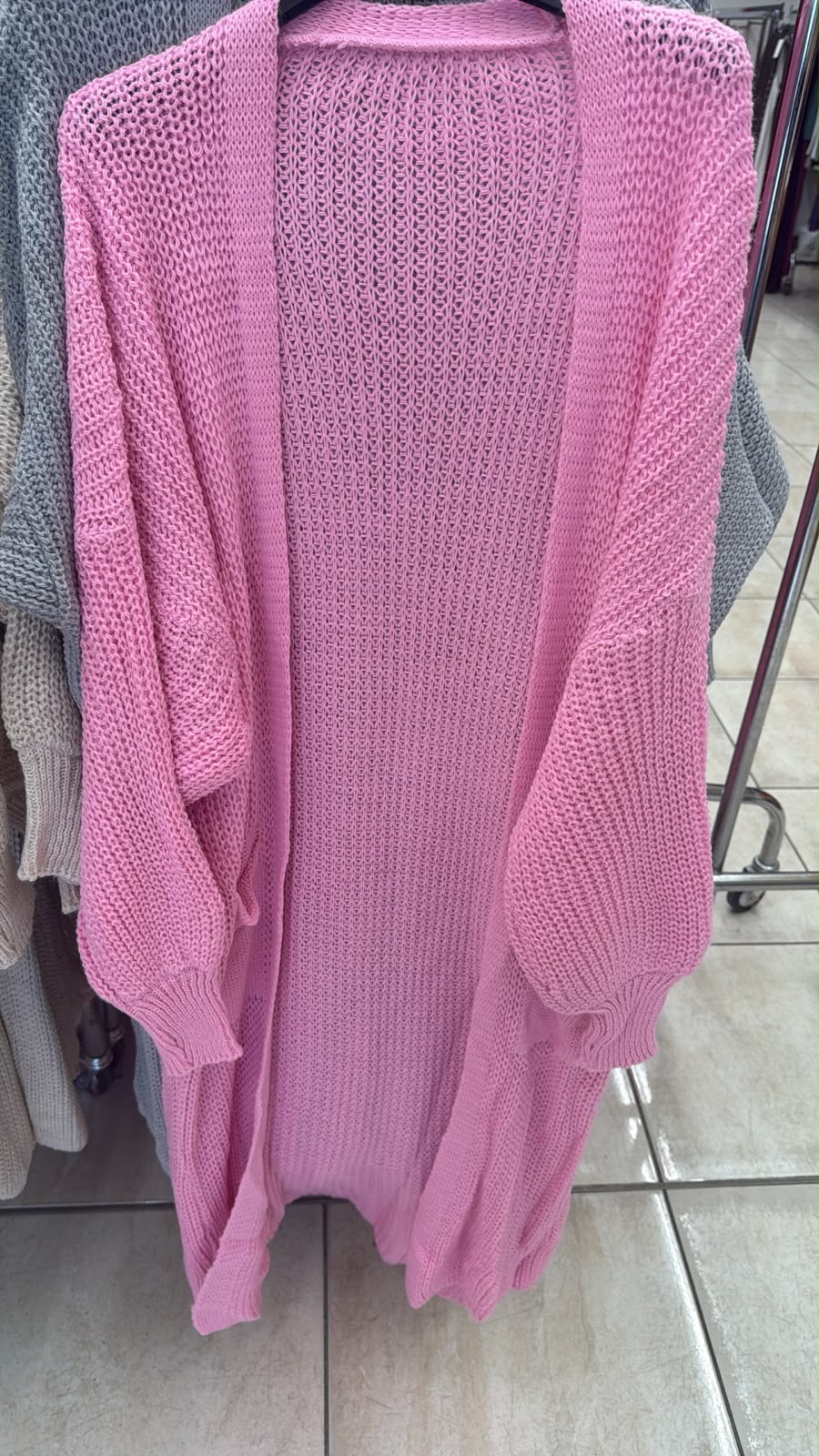 Cardigan baby pink