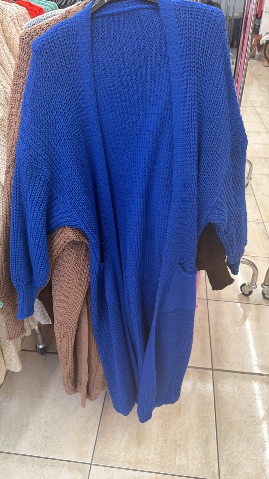 ￼ cardigan modrý