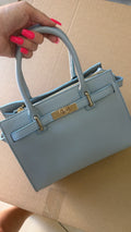 Kabelka herm light blue