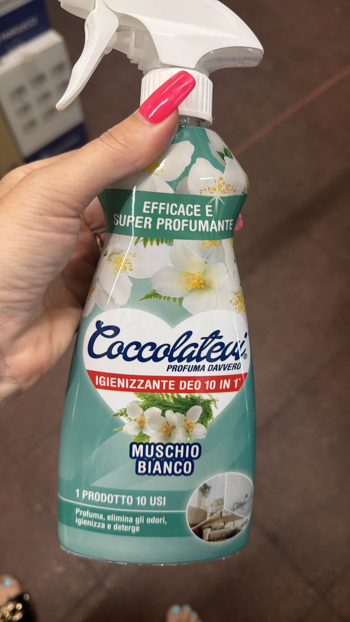 Coccolatevi muschio bianco sprej zelený