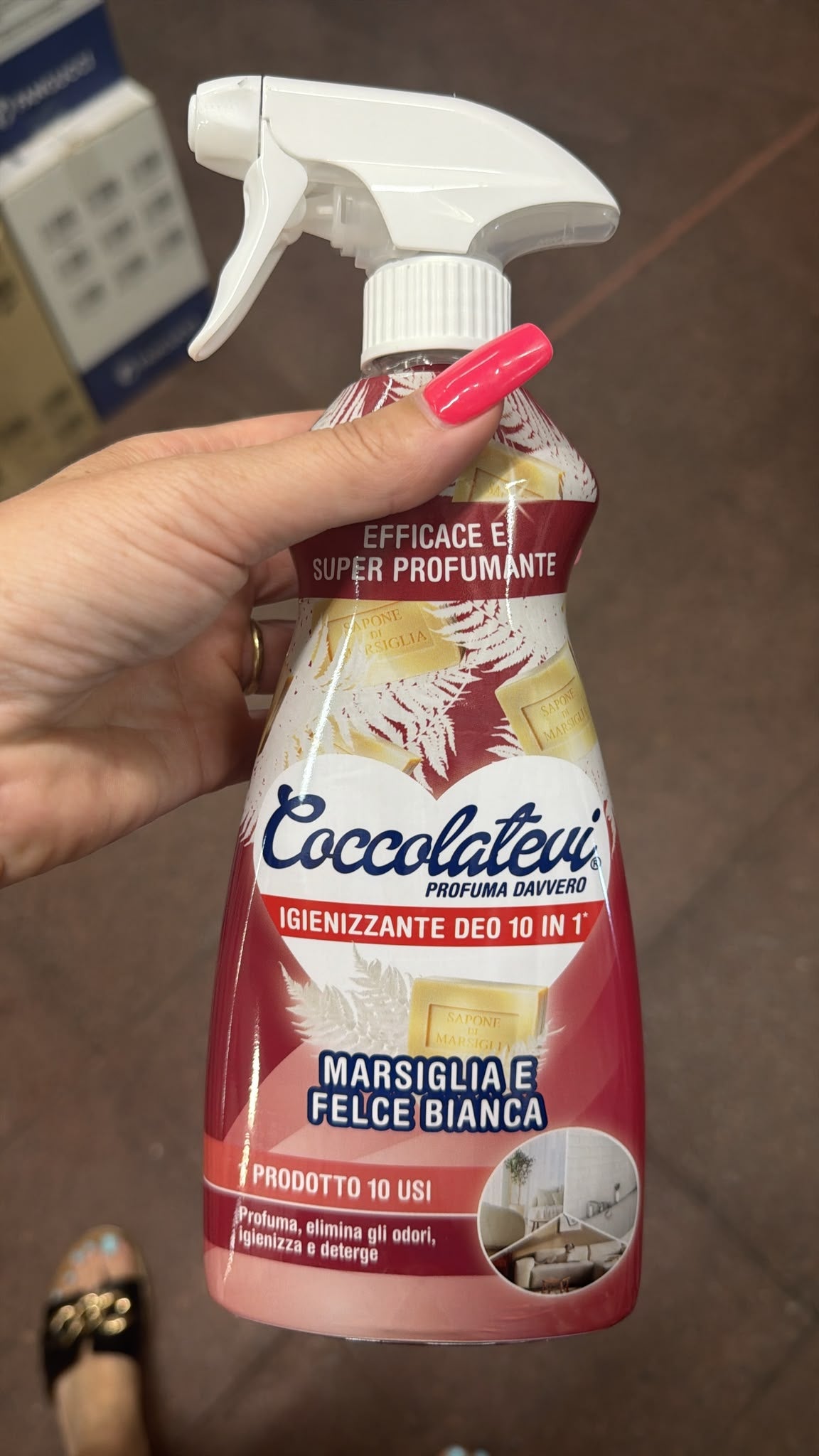Coccolatevi marsiglia e felce bianca