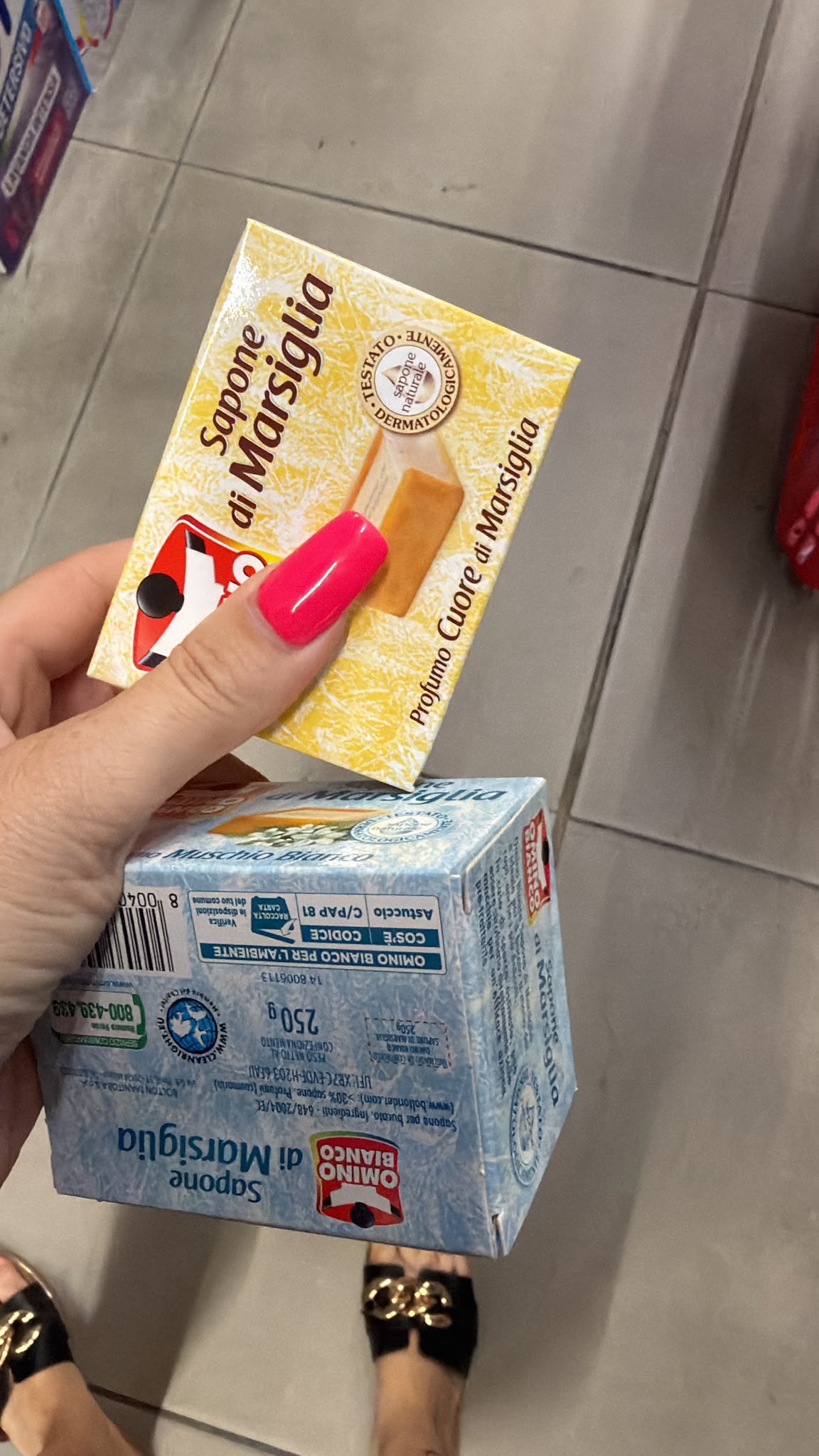 Sapone di marsiglia mýdlo na skvrny