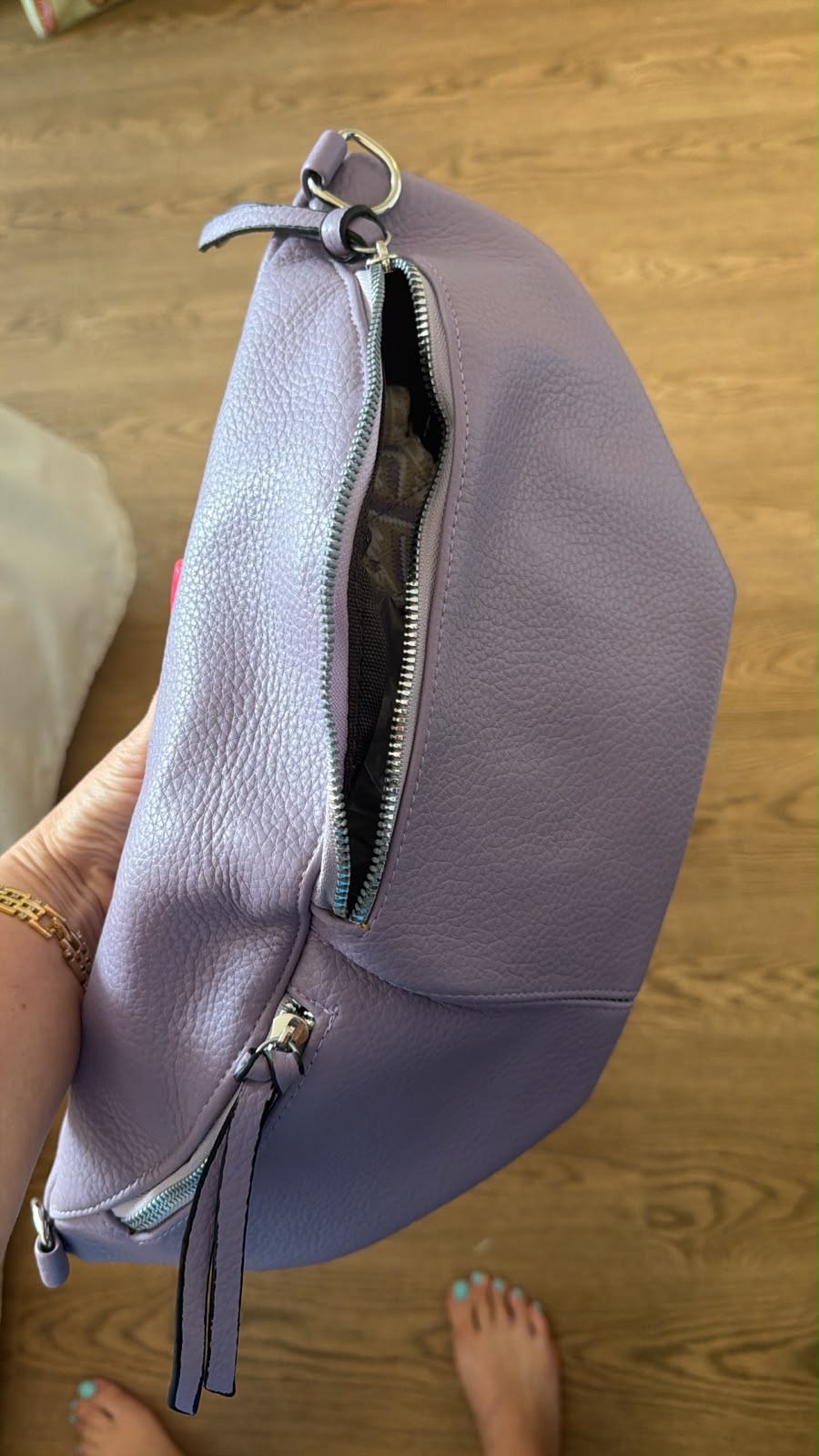 Ledvinka/kabelka purple