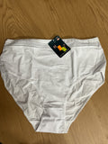 Kalhotky bílé krajka u lemu vel. XXXL